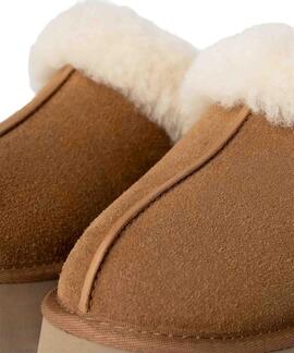 ZUECOS W DISQUETTE CHESTNUT