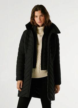 PLUMÍFERO ACOLCHADO IMPERMEABLE SAIN LONG 999 BLACK