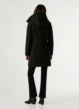 PLUMÍFERO ACOLCHADO IMPERMEABLE SAIN LONG 999 BLACK
