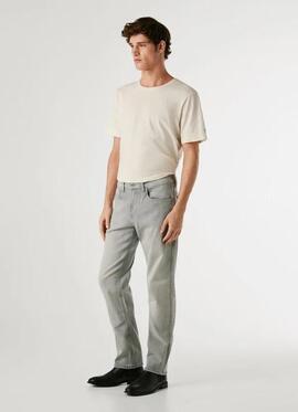 PANTALÓN VAQUERO CASH REGULAR STRAIGHT 8AA POWERFLEX GRIS