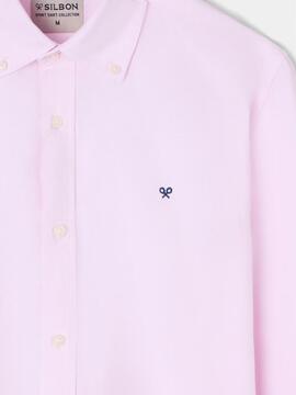 CAMISA SPORT OXFORD RAQUETA SLIM FIT ROSA