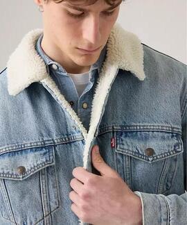 CAZADORA VAQUERA SHERPA TRUCKER RELAXED FIT KENTUCKY BLUE LI