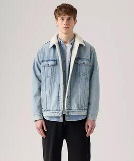 CAZADORA VAQUERA SHERPA TRUCKER RELAXED FIT KENTUCKY BLUE LI