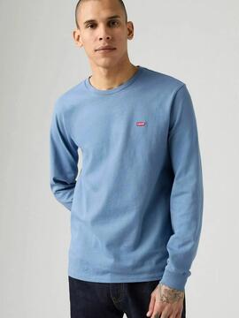 CAMISETA MANGA LARGA LEVI'S® ORIGINAL HOUSEMARK AZUL