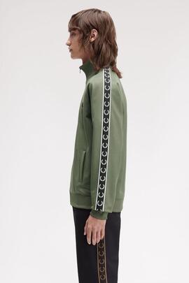 CHAQUETA DEPORTIVA TAPED TRACK JACKET VERDE KAKI