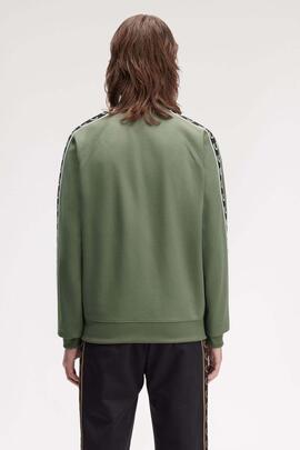 CHAQUETA DEPORTIVA TAPED TRACK JACKET VERDE KAKI