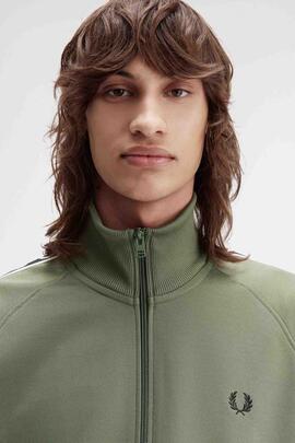 CHAQUETA DEPORTIVA TAPED TRACK JACKET VERDE KAKI