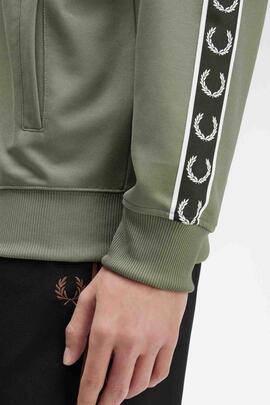 CHAQUETA DEPORTIVA TAPED TRACK JACKET VERDE KAKI