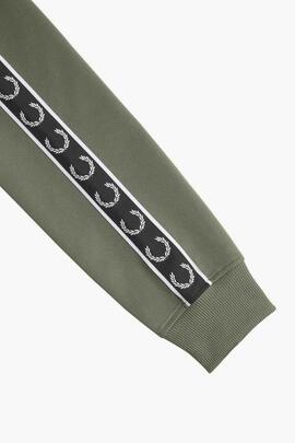 CHAQUETA DEPORTIVA TAPED TRACK JACKET VERDE KAKI
