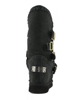 BOTA INNER WEDGE TALL BUCKLE STRAPS BLACK SUEDE