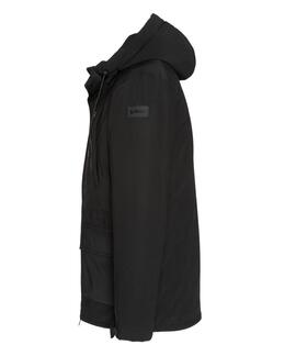 PARKA ACOLCHADA MULTIBOLSILLOS CON CAPUCHA CAMDEN NEGRA
