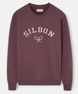 SUDADERA RAQUETA MEDIA PANA BURDEOS