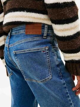 PANTALÓN VAQUERO SCANTON SLIM FIT BI0234 DENIM MEDIUM