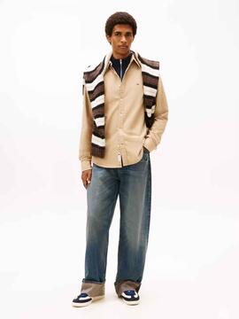 CAMISA DE OXFORD REGULAR FIT DARK DUNE CAMEL