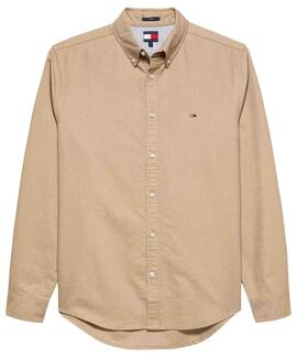 CAMISA DE OXFORD REGULAR FIT DARK DUNE CAMEL