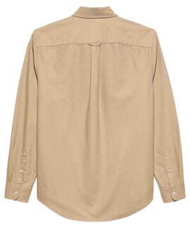 CAMISA DE OXFORD REGULAR FIT DARK DUNE CAMEL