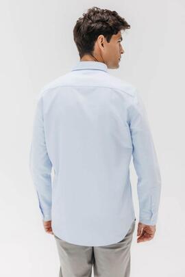 CAMISA CASUAL OXFORD CONTINUIDAD AZUL