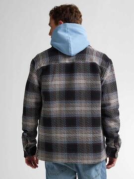SOBECAMISA DE CUADROS SHEBOYGAN LIGHT GREY MELEE TARTÁN MULT