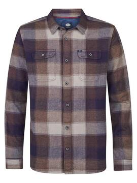 CAMISA DE CUADROS CASPER MUD TARTÁN MULTICOLOR