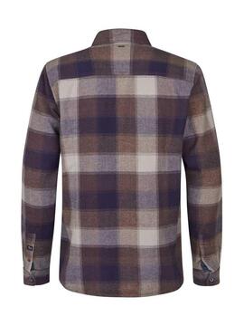 CAMISA DE CUADROS CASPER MUD TARTÁN MULTICOLOR