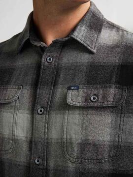 CAMISA DE CUADROS CASPER DEEP BLACK TARTÁN MULTICOLOR
