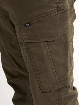 PANTALÓN BOLSO CARGO SHELLFRONT ARMY GREEN VERDE K