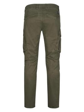 PANTALÓN BOLSO CARGO SHELLFRONT ARMY GREEN VERDE K