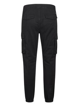 PANTALÓN JOGGER BOLSO CARGO DEEP BLACK NEGRO