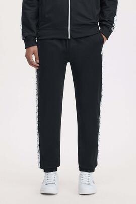 PANTALÓN DE CHÁNDAL CON CINTA DEPORTIVA TAPED TRACK PANT NEG