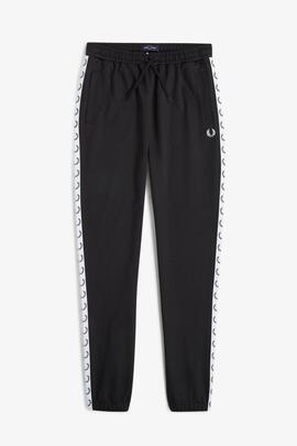 PANTALÓN DE CHÁNDAL CON CINTA DEPORTIVA TAPED TRACK PANT NEG