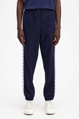 PANTALÓN DE CHANDAL CON CINTA TAPED TRACK PANT AZUL MARINO