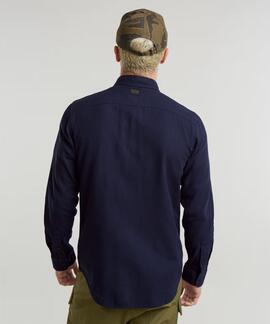 CAMISA G-STAR MARINE SLIM LIGHT DARK PATRIOT BLUE GARMENT DY