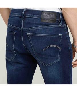 PANTALÓN VAQUERO G-STAR 3301 SLIM DARK AGED