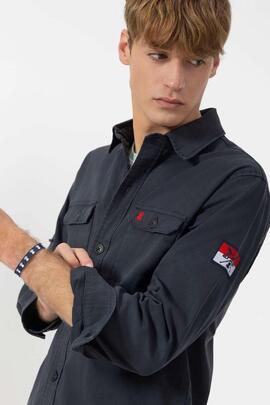 SOBRECAMISA HERITAGE DOS BOLSILLOS AZUL MARINO