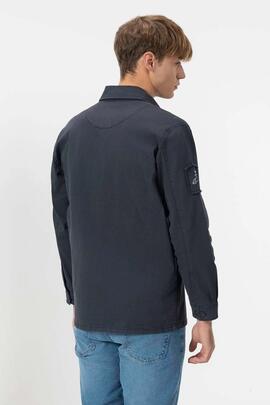 SOBRECAMISA HERITAGE DOS BOLSILLOS AZUL MARINO