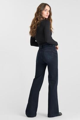 PANTALÓN VAQUERO PULP HIGH RISE FLARE MATTI DENIM BLUE BLACK