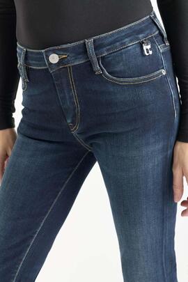 PANTALÓN VAQUERO POWER HIGH RISE BOOTCUT BLUE W2201 CANDIANI