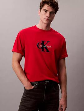 CAMISETA CK MONOLOGO TRICOLOR RELAXED FIT ADRENALINE RUSH RO