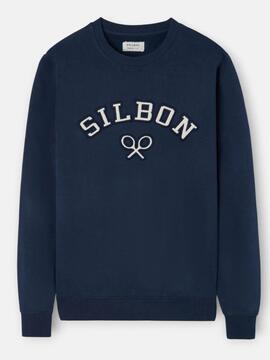 SUDADERA RAQUETA MEDIA PANA AZUL MARINO