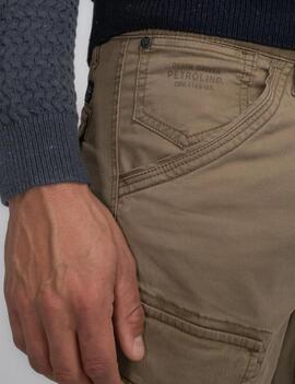 PANTALÓN BOLSO CARGO TAPERED FIT CAMEL
