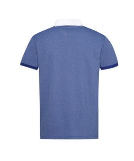 MULTI COLOR TEXTURE POLO REGULAR FIT SODALITE BLUE