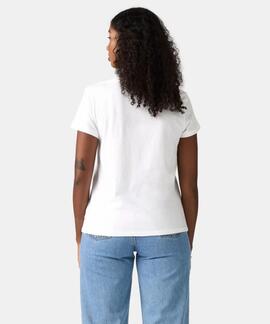 CAMISETA LEVI’S® THE PERFECT TEE BLANCA CON LOGO DE PEDRERÍA
