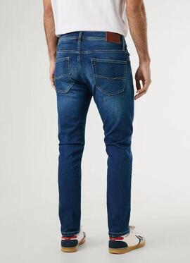 PANTALÓN VAQUERO TRACK SLIM FIT 5AG MID RISE AUTHENTIC OXFOR