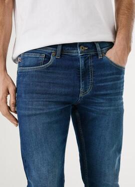 PANTALÓN VAQUERO TRACK SLIM FIT 5AG MID RISE AUTHENTIC OXFOR