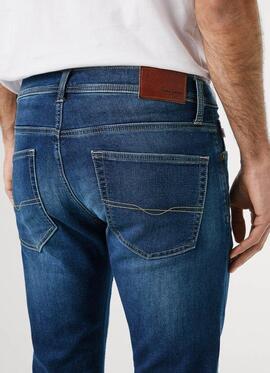 PANTALÓN VAQUERO TRACK SLIM FIT 5AG MID RISE AUTHENTIC OXFOR