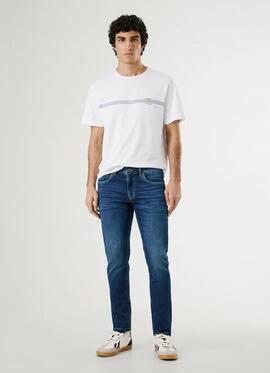 PANTALÓN VAQUERO TRACK SLIM FIT 5AG MID RISE AUTHENTIC OXFOR