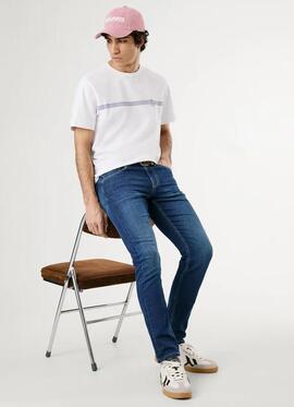 PANTALÓN VAQUERO TRACK SLIM FIT 5AG MID RISE AUTHENTIC OXFOR