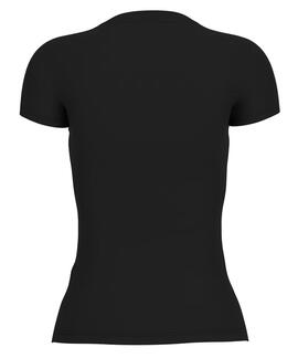CAMISETA MANGA CORTA CAMELIA TRIANGLE TEE SLIM FIT NEGRA