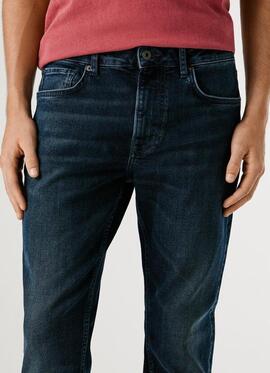 PANTALÓN VAQUERO TAPERED JEANS STANLEY 7AA AUTHENTIC DARK MI