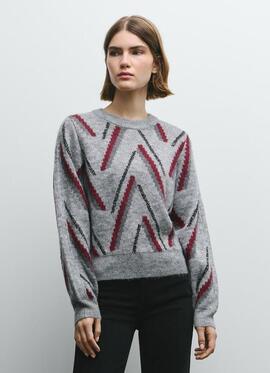 JERSEY CLODIA REGULAR FIT 933 MARL GREY GRIS